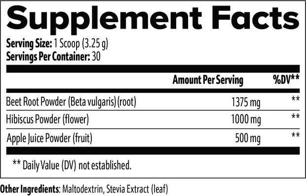 Beetroot Powder → Natural Endurance Support