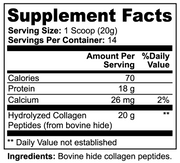 Grass-Fed Hydrolyzed Collagen Peptides → Strength & Glow Collagen