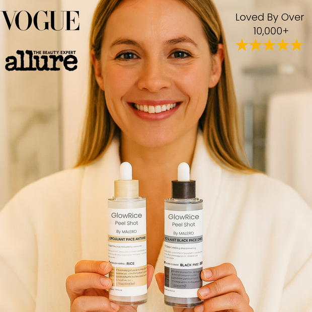 Official GlowRice Peel Shot Exfoliator - Full Duo