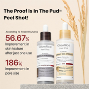 Official GlowRice Peel Shot Exfoliator - Full Duo